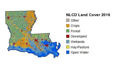 Louisiana land cover