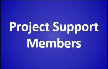 Project Support Members box used on the USNAP webpage to link to more information