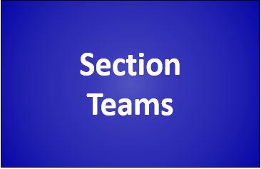 Section Teams box used on the USNAP webpage to link to more information