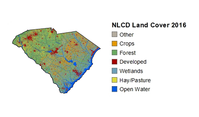 South Carolina land cover