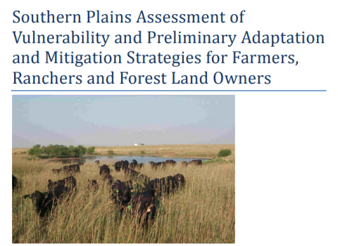 Southern Plains Vulnerability Assessment Cover