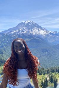 A photo of climate communications intern, Mikayla Agbamuche